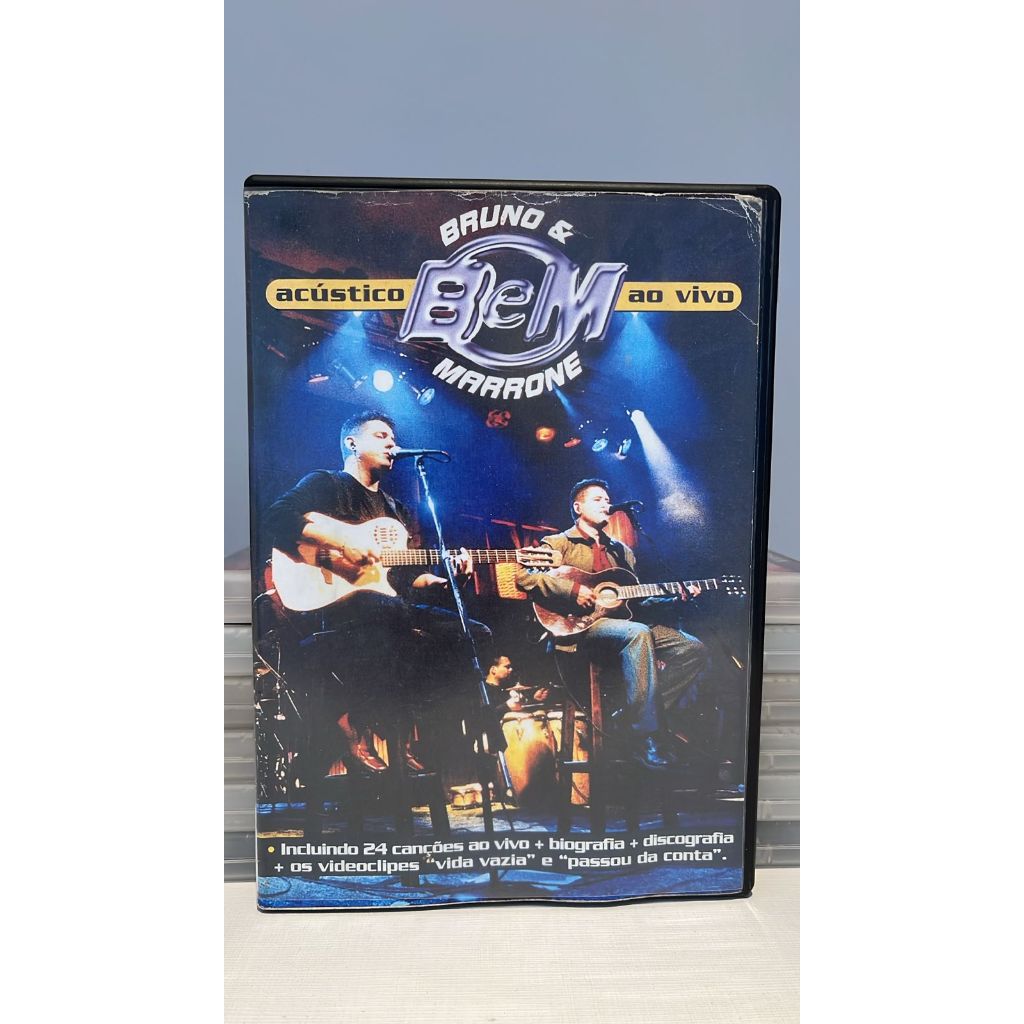 Bruno E Marrone Ac Stico Ao Vivo Dvd Original Shopee Brasil