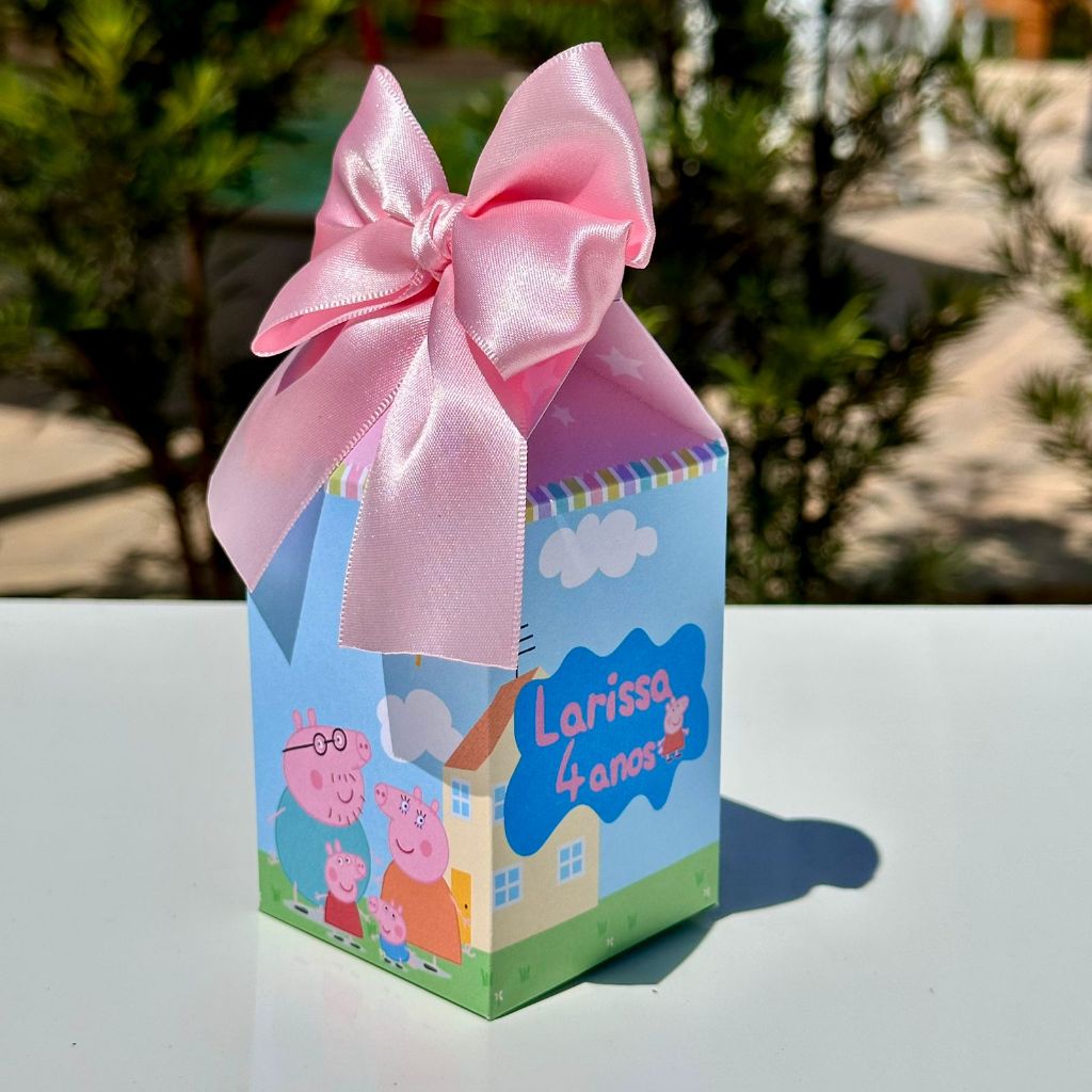 Caixas Personalizadas Para Festa Da Peppa Pig Shopee Brasil