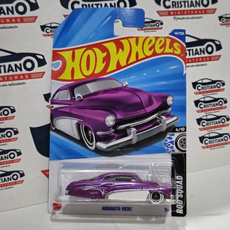 Hirohata Merc Rod Squad Hot Wheels HYW Shopee Brasil