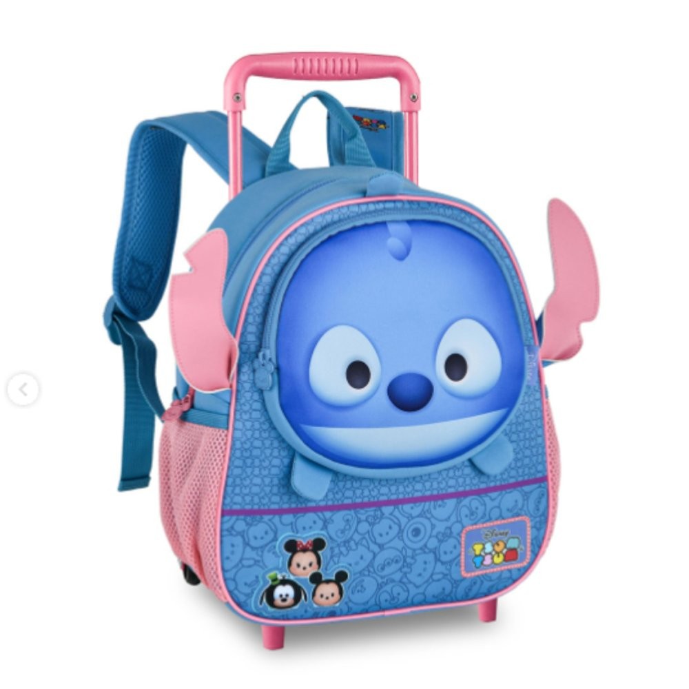 Mochila D De Rodinhas Al A Costa Escolar Bichos Stitch Gato Girafa