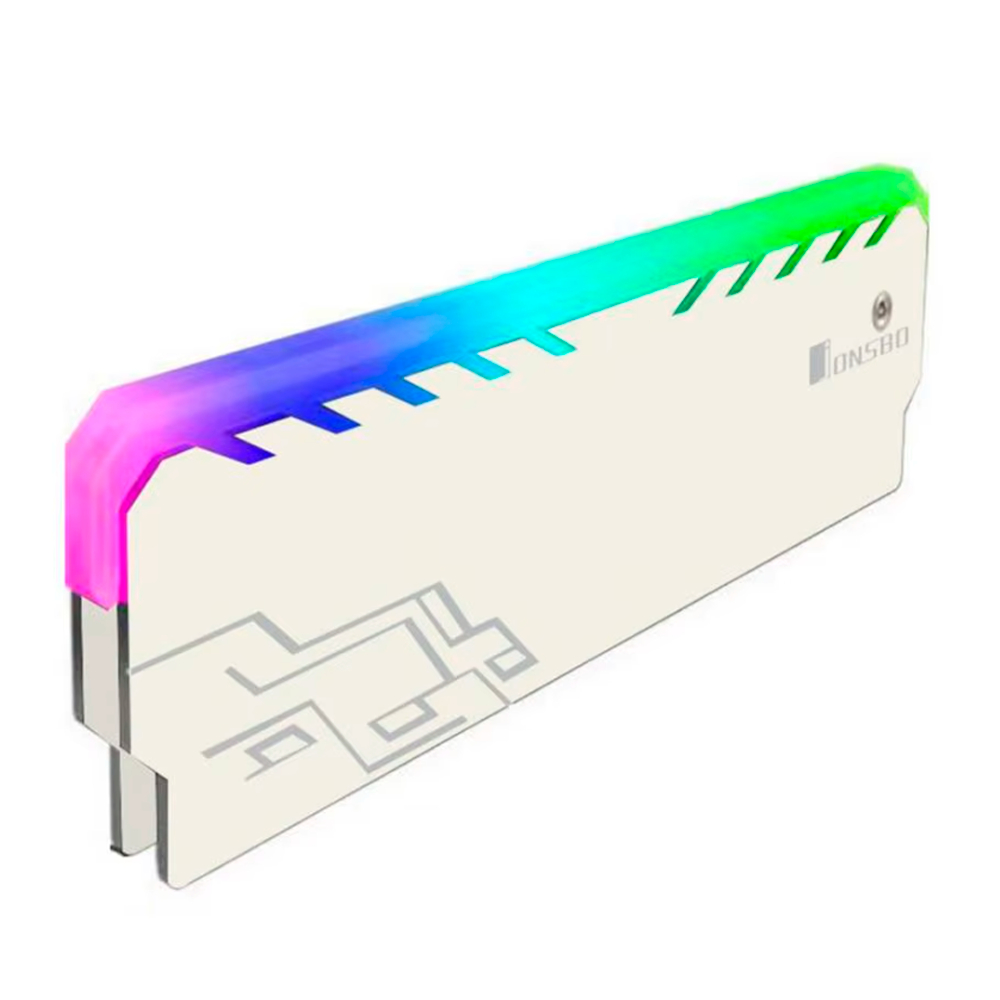 Dissipador Rgb Mem Ria Ram Led Ddr Ddr Shopee Brasil