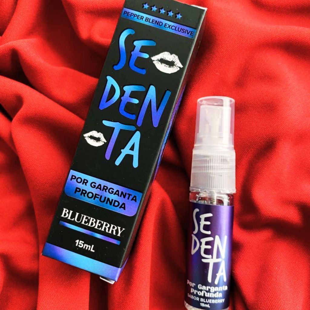 Sedenta Por Garganta Profunda Blueberry Spray Pepper Blend Sex Shop