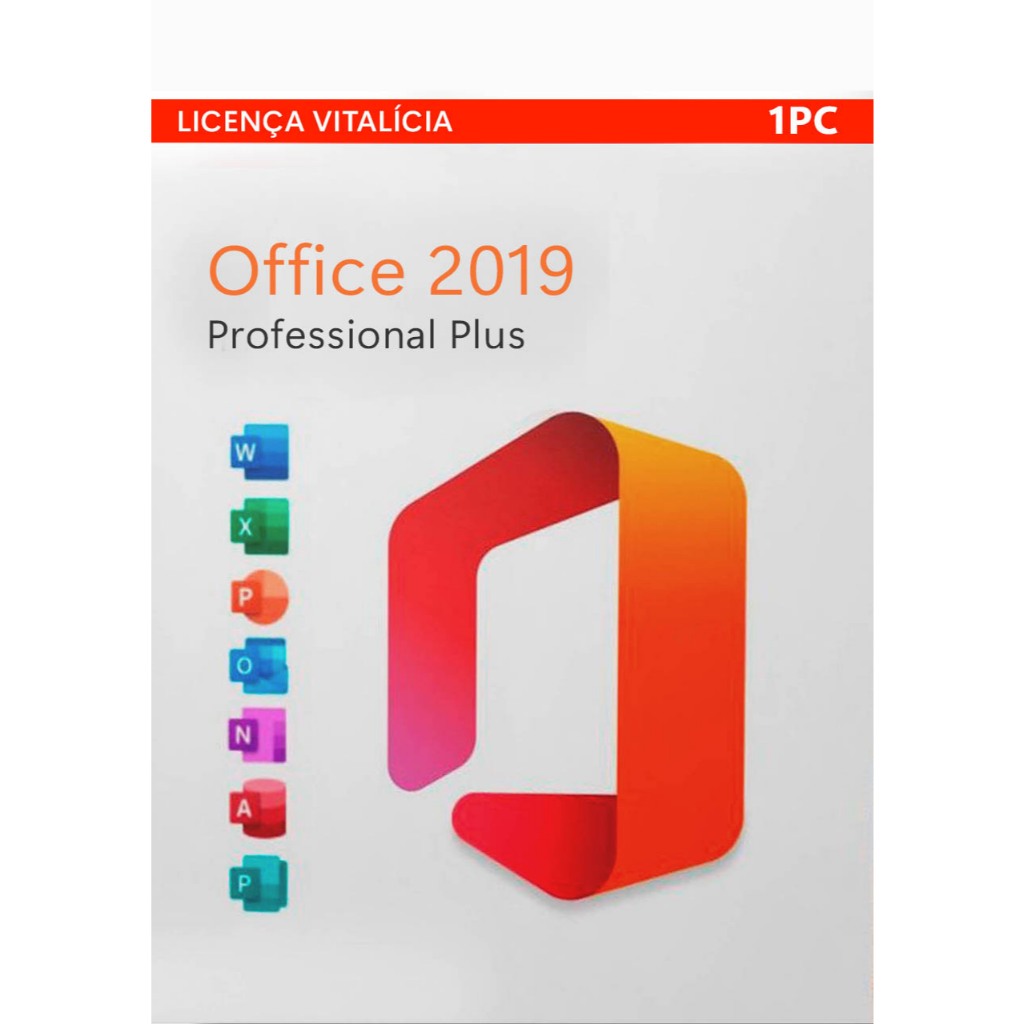 Pacote Office 2019 Pro Plus Vitalicio 1PC Shopee Brasil