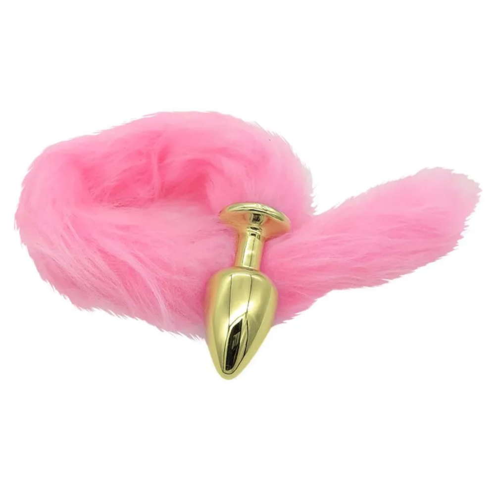 Plug Anal Rabo Rosa Linha Less Hard Shopee Brasil