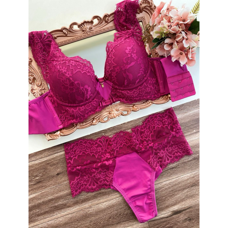 lingerie clássica de renda bojo confortável lingerie sexy luxo