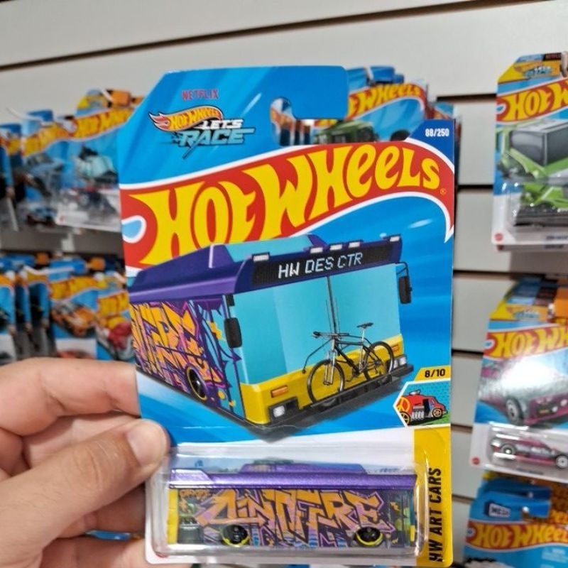 Hot Wheels NETFLIX LET S RACE AIN T FARE HW ART CARS Shopee Brasil
