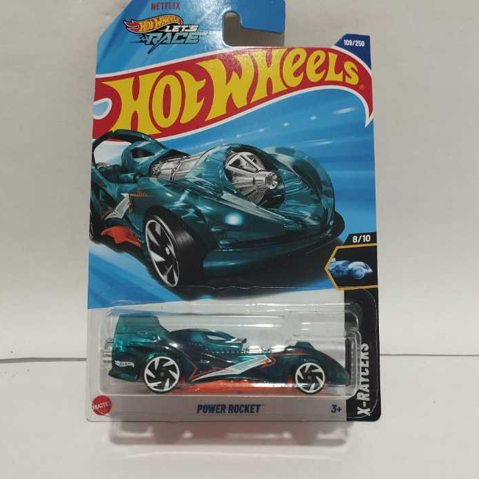 Hot Wheels Power Rocket NETFLIX LET S RACE X RAYCERS MATTEL Shopee Brasil