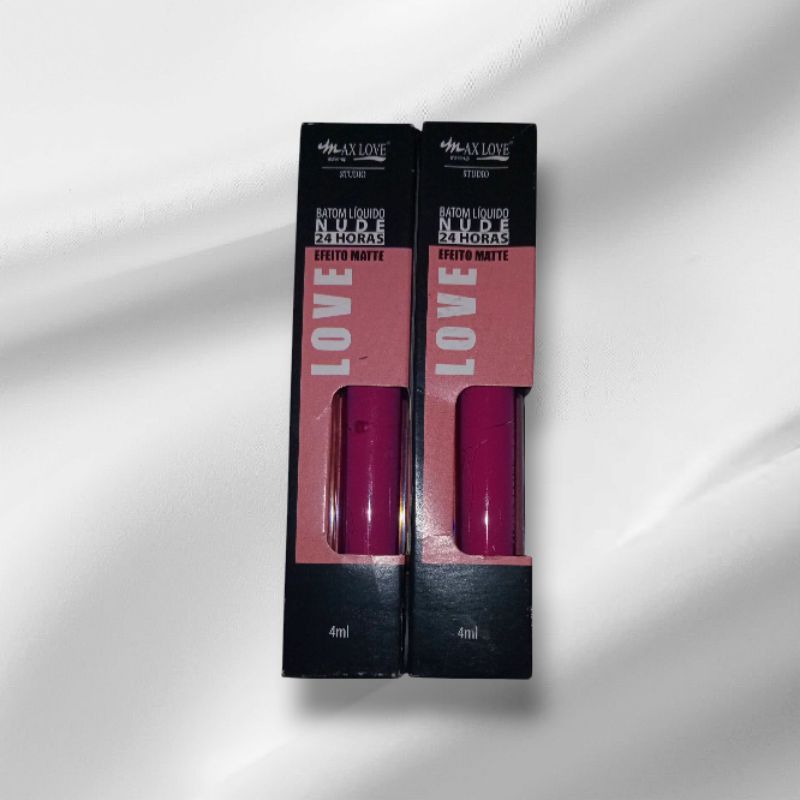 Max Love Batom Líquido Nude Horas Efeito Matte ML Shopee Brasil