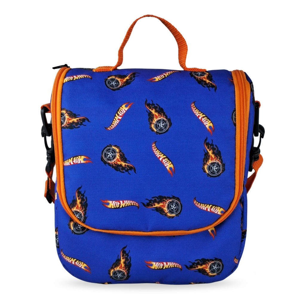 Lancheira T Rmica Infantil Escolar Hot Wheels Laranja Shopee Brasil