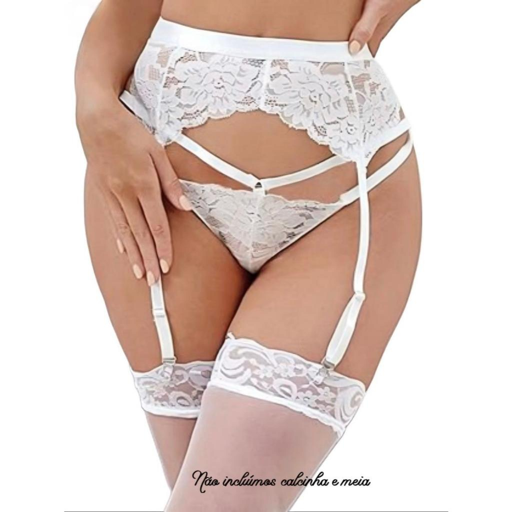 Cinta Liga Lingerie Sexy Sensual Renda Shopee Brasil