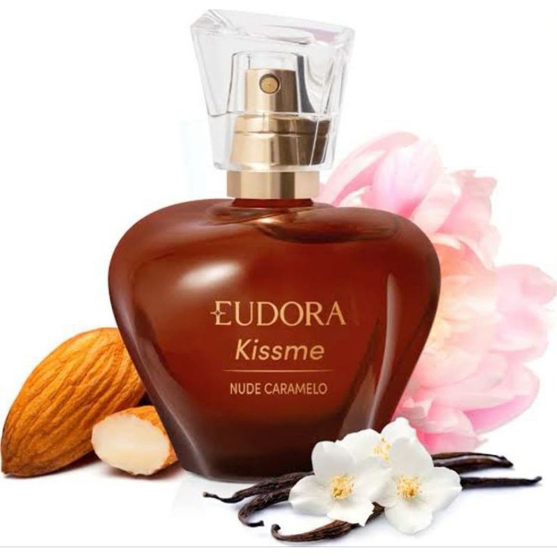 Desodorante colônia Eudora Kiss me Nude caramelo 50 ml Shopee Brasil