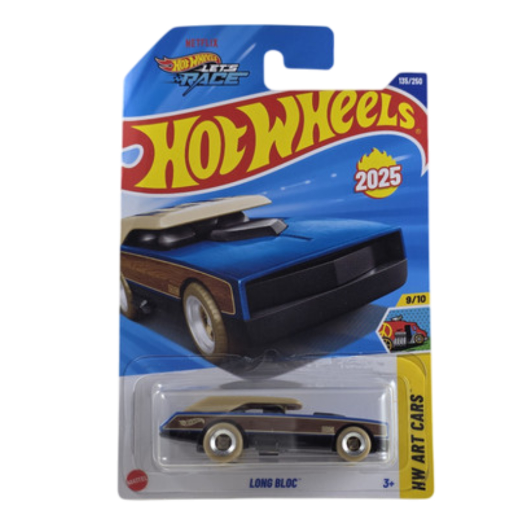 MINIATURA HOT WHEELS LET S RACE HW ART CARS LONG BLOC