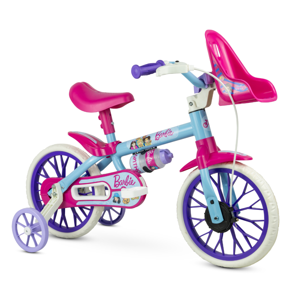 Bicicleta Infantil Aro 12 Barbie Ou Hot Wheels Nathor Shopee Brasil