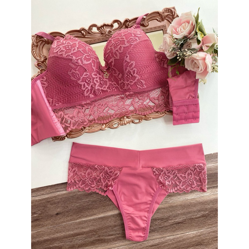 Lingerie Calcinha E Suti Conjunto Lingerie Sexy Luxo Lingerie De