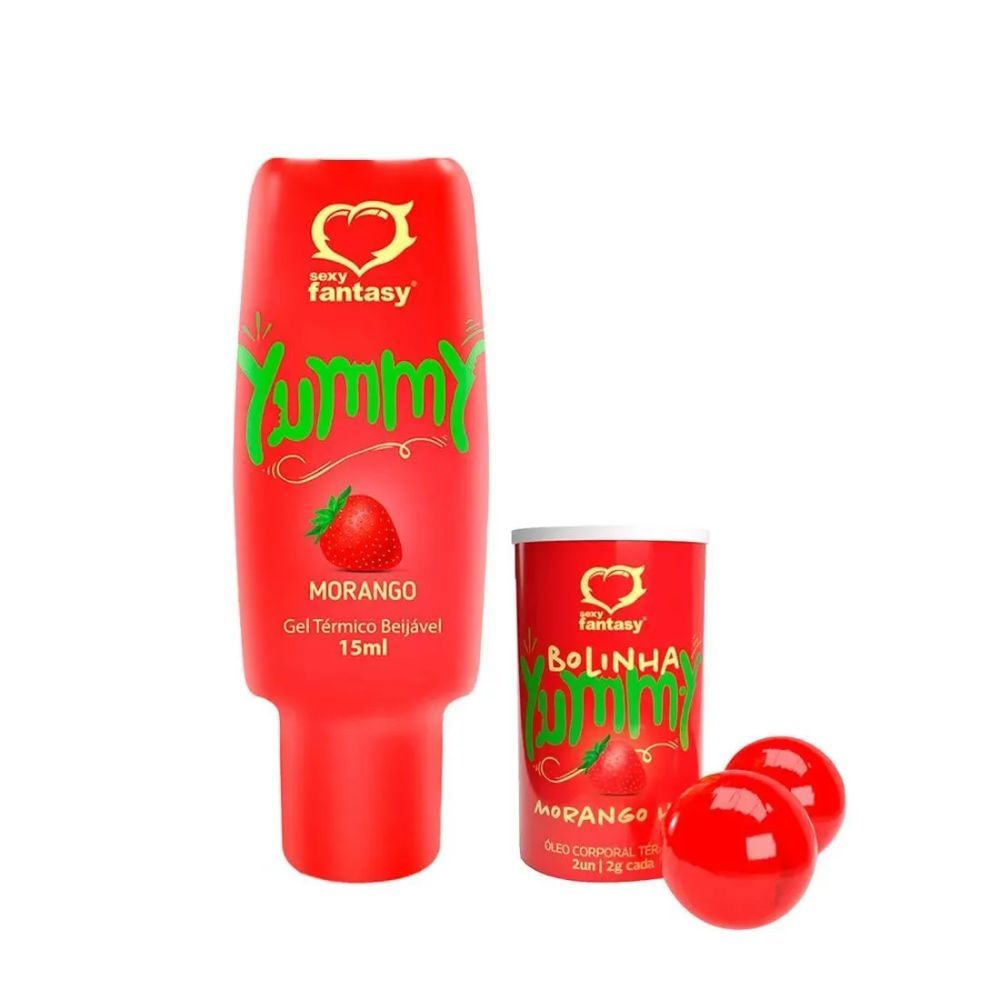 KIT Yummy Gel Térmico e Bolinha Lubrificante SEX SHOP Shopee Brasil