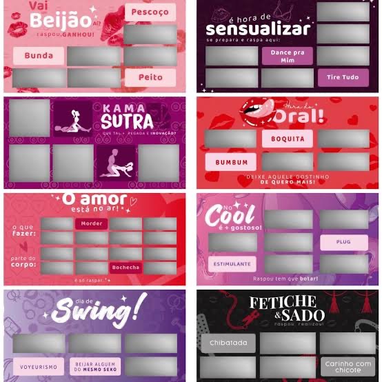 Raspadinha Erótica Kit Unidades Sex Shop Casal Shopee Brasil