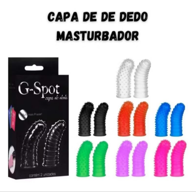 Capa Para Dedos Macia Masturbador Unissex Sex Shop Shopee Brasil