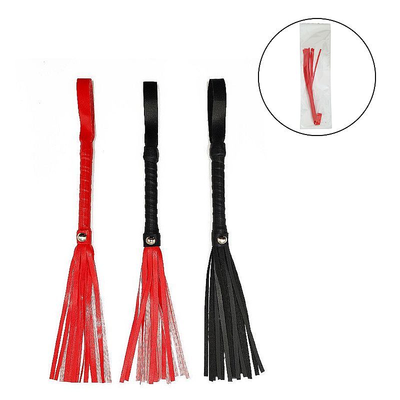 Chicote De Luxo Em Tiras 35cm Bondage Sadomasoquismo Fetiche BDSM Sex
