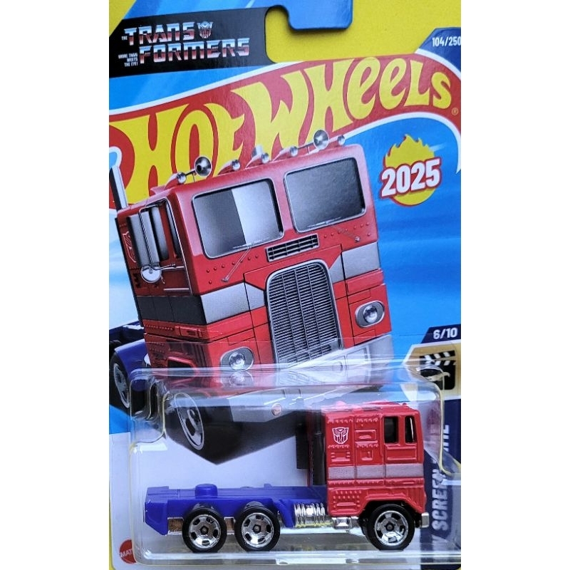 Hot Wheels OPTIMUS PRIME TRANSFORMERS Screen Time Shopee Brasil