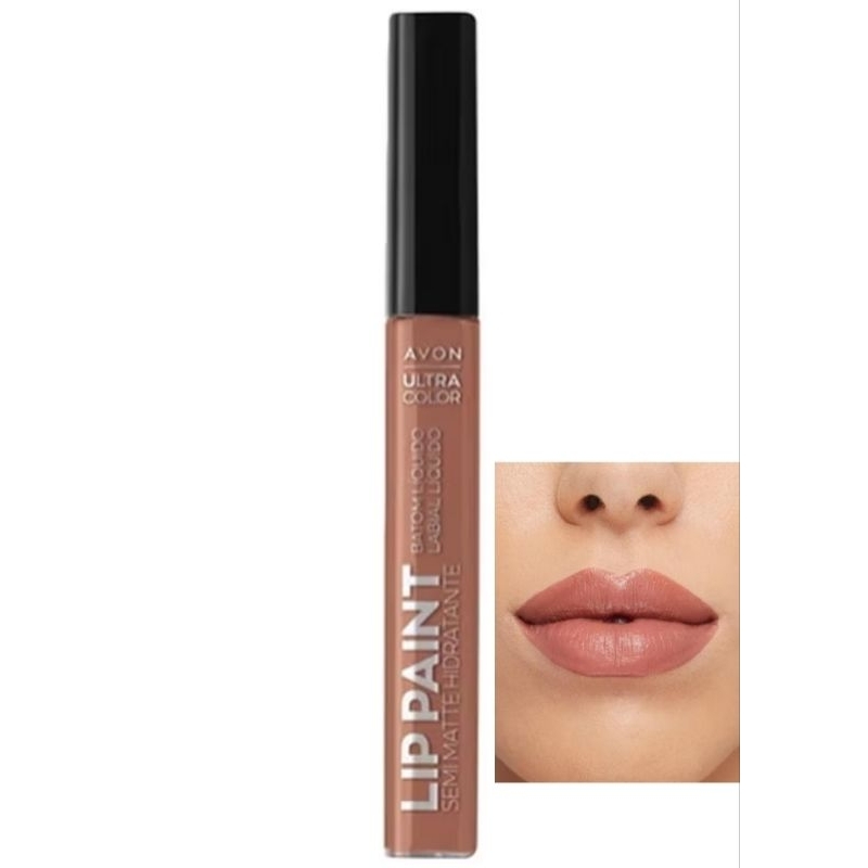 Avon Batom L Quido Lip Paint Ultra Color Ml Nude Delicado Shopee Brasil
