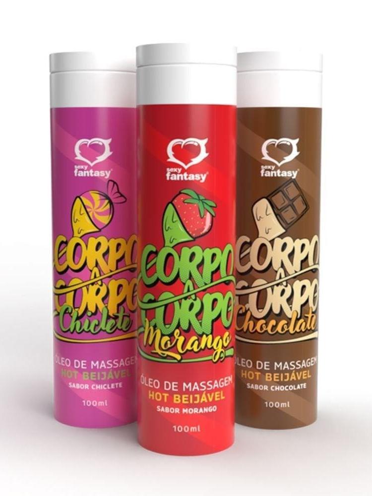 Óleo de Massagem Hot Corpo a Corpo Beijável 100ml Fantasy Shopee Brasil