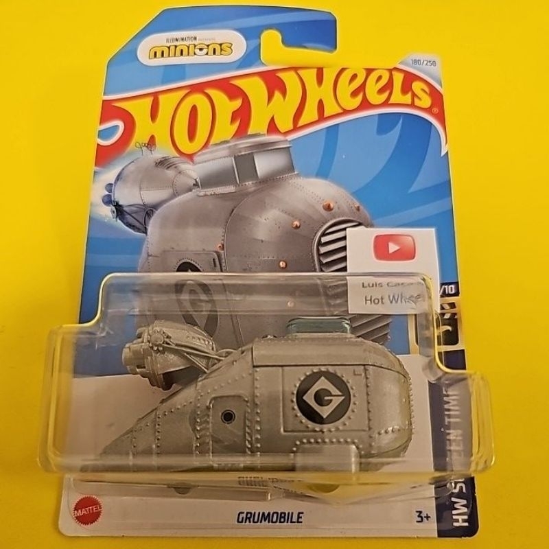 Grumobile Cinza Minions Nave Do Gru Hot Wheels Lacrado Shopee Brasil