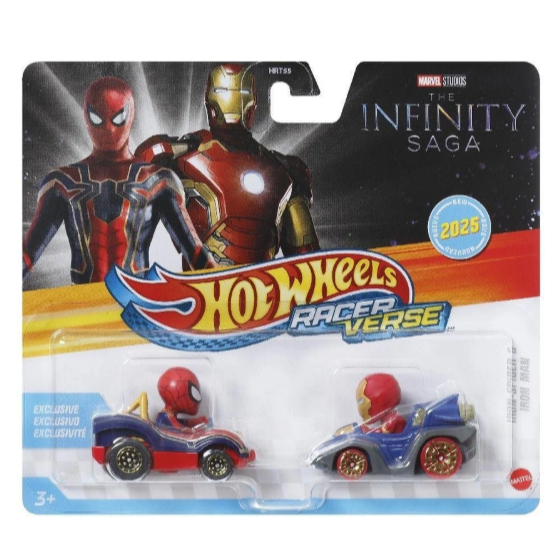 Hot Wheels Racerverse Homem De Ferro E Homem Aranha Mattel Shopee