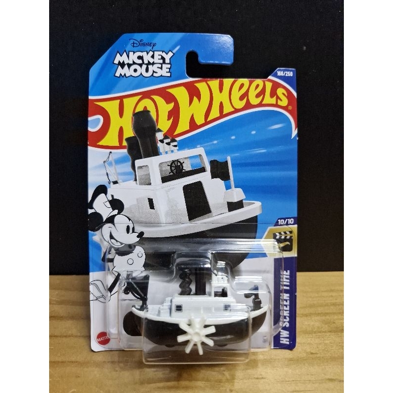 HOT WHEELS DISNEY STEAMBOAT MICKEY MOUSE ORIGINAL MATTEL LACRADO