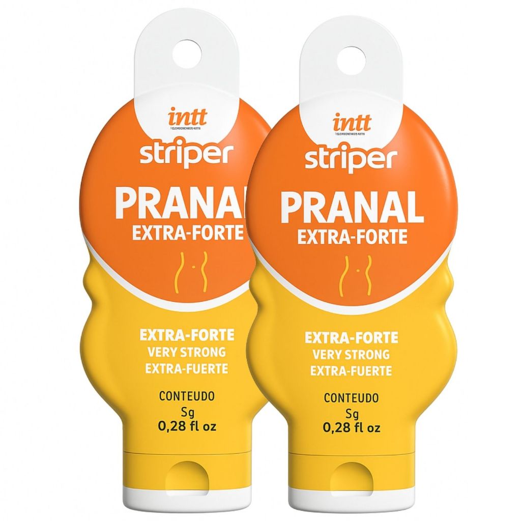 Kit 2 Pranal Gel Lubrificante íntimo Anal Extra Forte Uso Unissex Intt 8G cada Shopee Brasil