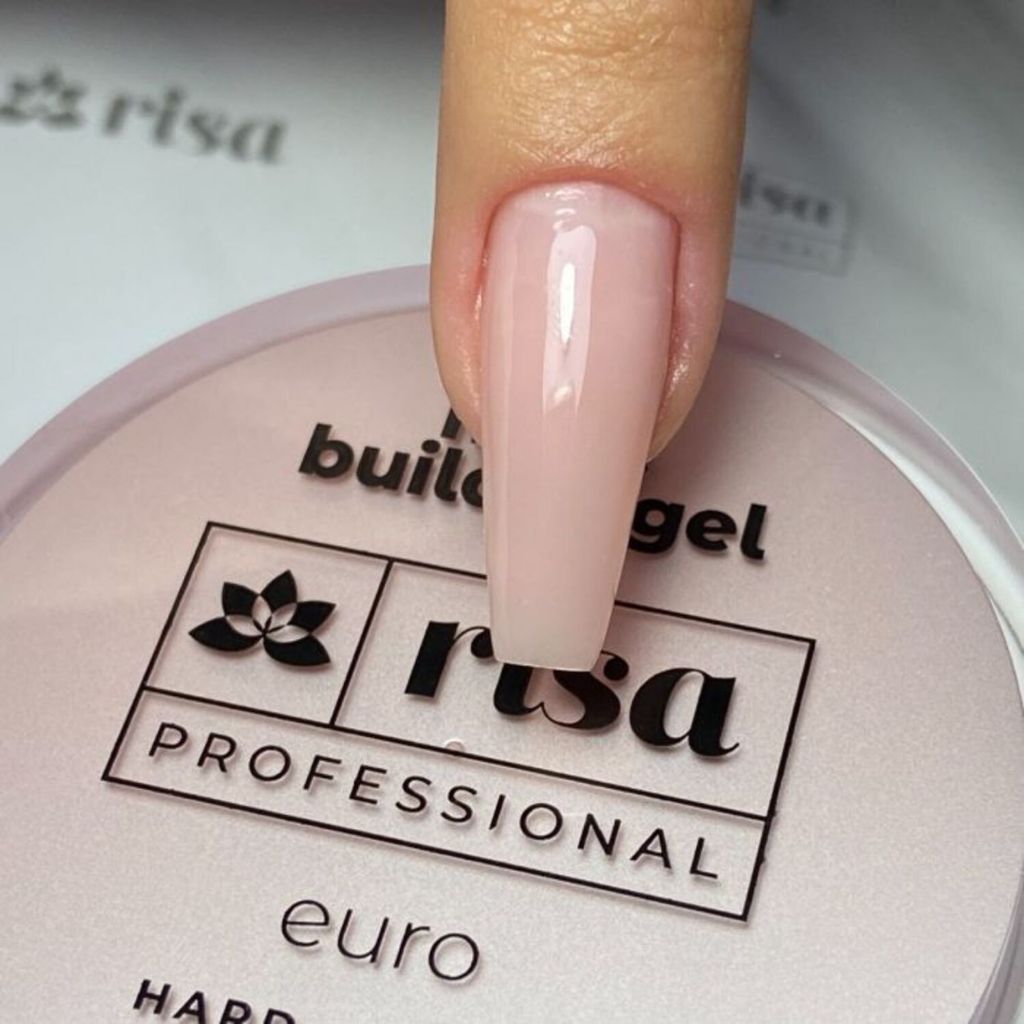 RISA Gel Hard Builder Nude Euro Construtor Para Alongamento Unhas