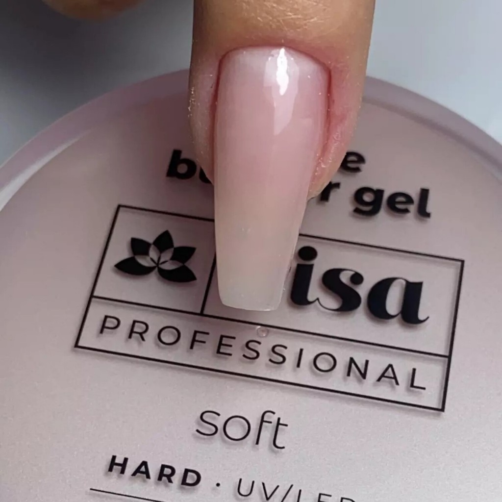 RISA Gel Hard Builder Nude Soft Construtor Para Alongamento Unhas