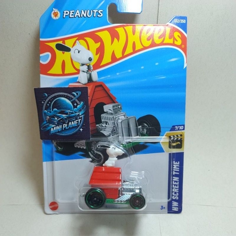 Hot Wheels Screen Time Snoopy HW Mainline Shopee Brasil