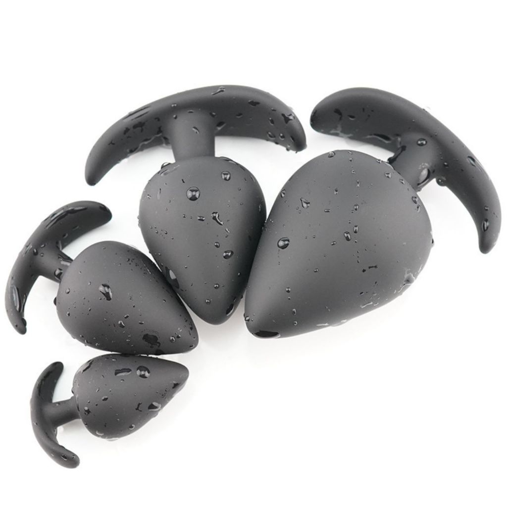 PLUG ANAL SILICONE LISO MACIO VELUDO 4 TAMANHOS DIFERENTES Shopee Brasil