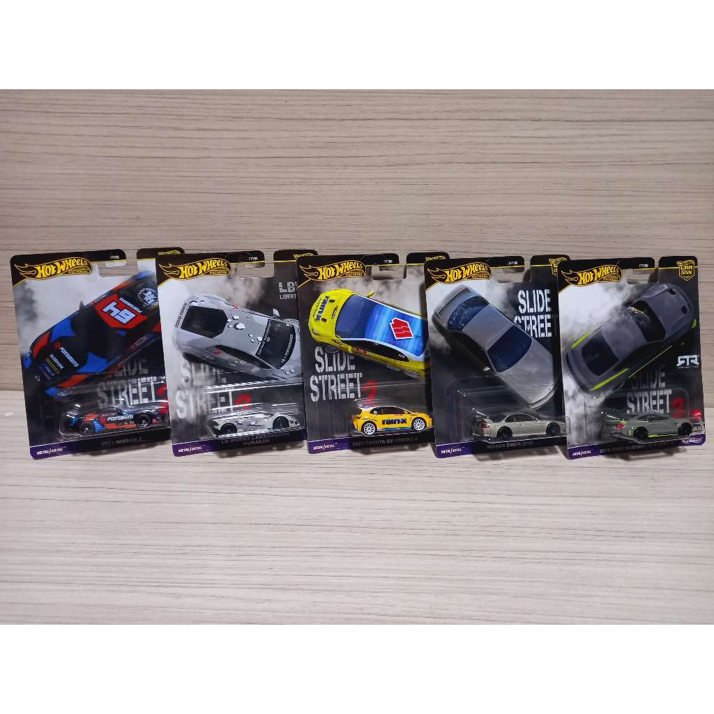 Hot Wheels Car Culture Slide Street 2 Premium Set Completo Mattel