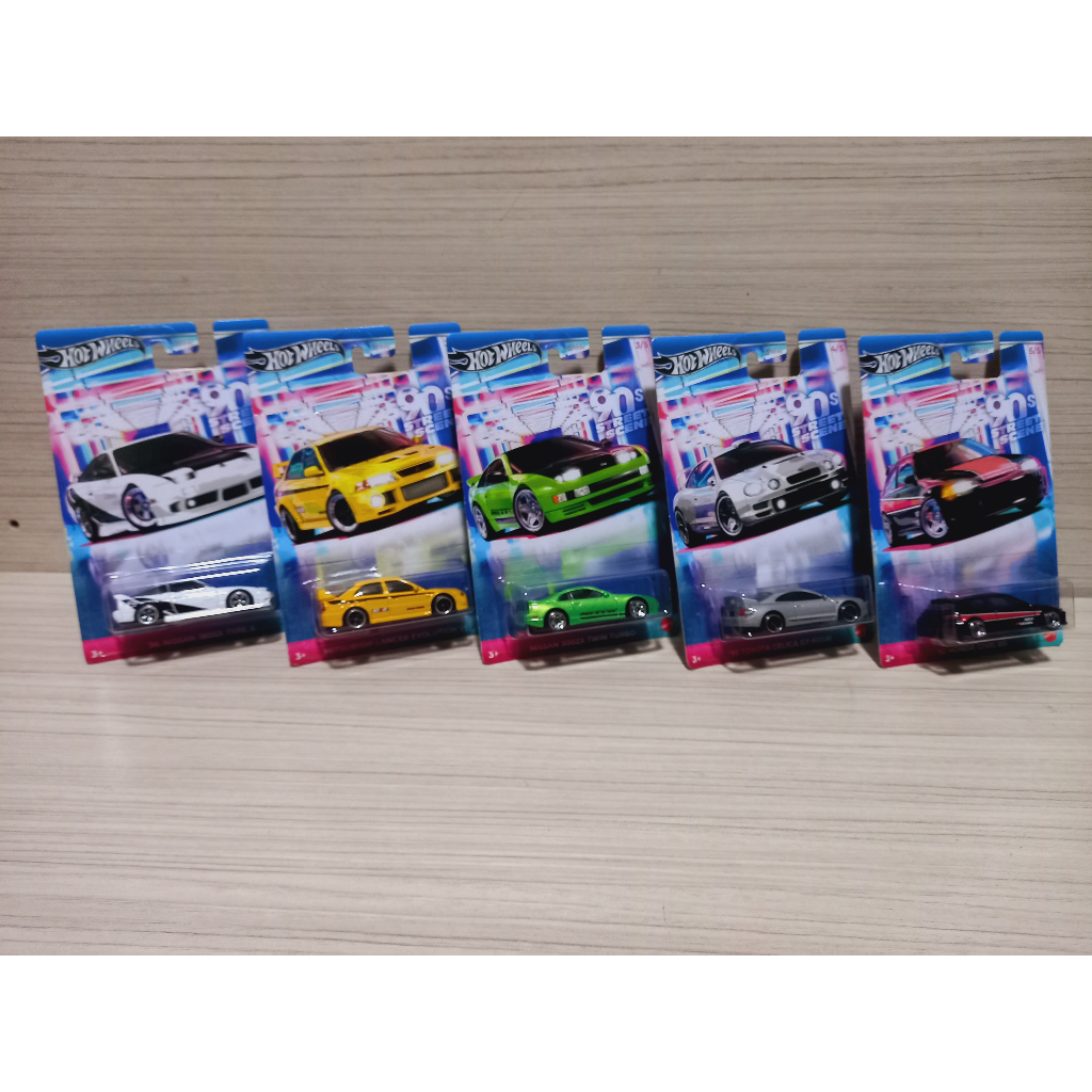hot wheels 90s street scene básico set completo mattel original