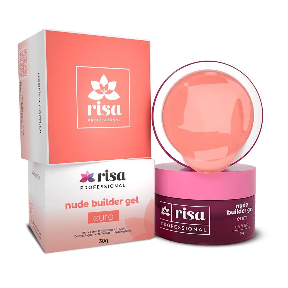 Gel Builder Hard Euro Nude Risa 30g Shopee Brasil