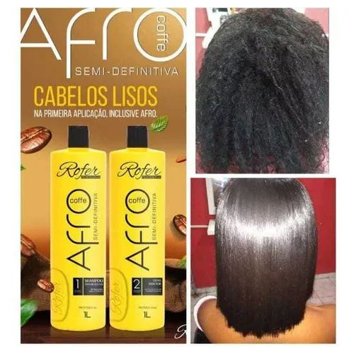 Kit Semi Definitiva Afro Rofer Profissional X M Shopee Brasil