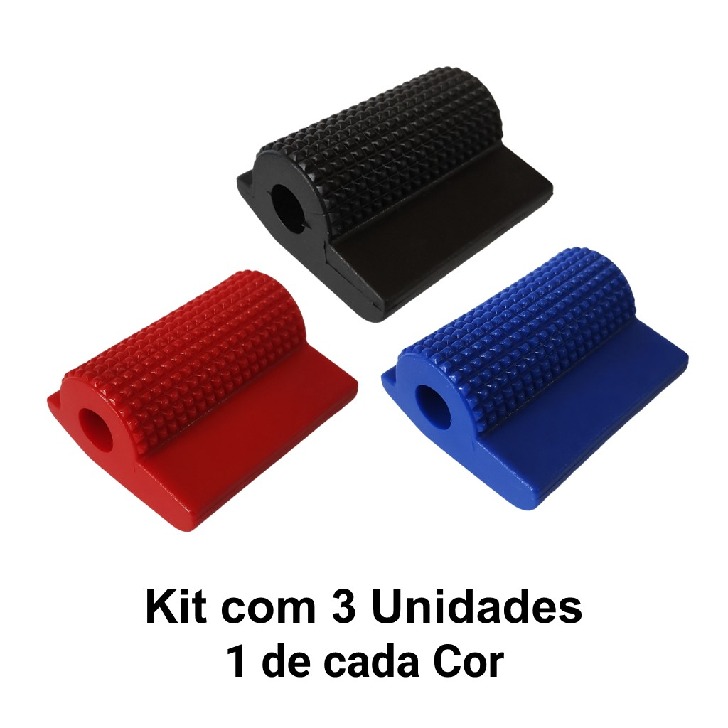 Protetor Tenis Borracha Pedal Cambio Trocador De Marcha Moto Shopee