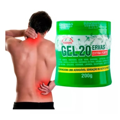 Gel Massageador Corpo Rhenuks Dores Musculares 20 Ervas Extra Forte