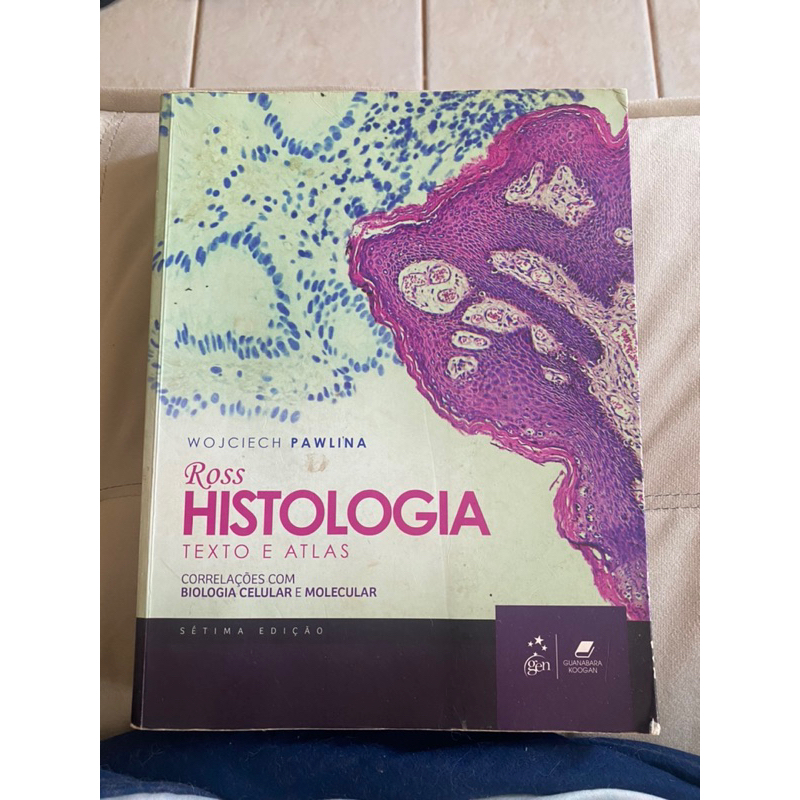 Livro De Histologia Ross Livro Muito Bem Conservado Sem Rasuras E Sem