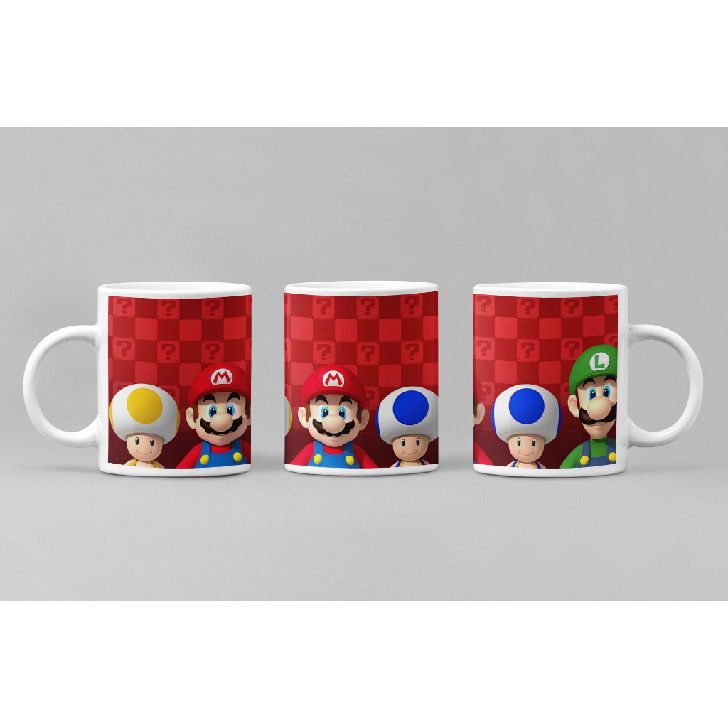 Caneca Personalizada Super Mario Gamer Shopee Brasil