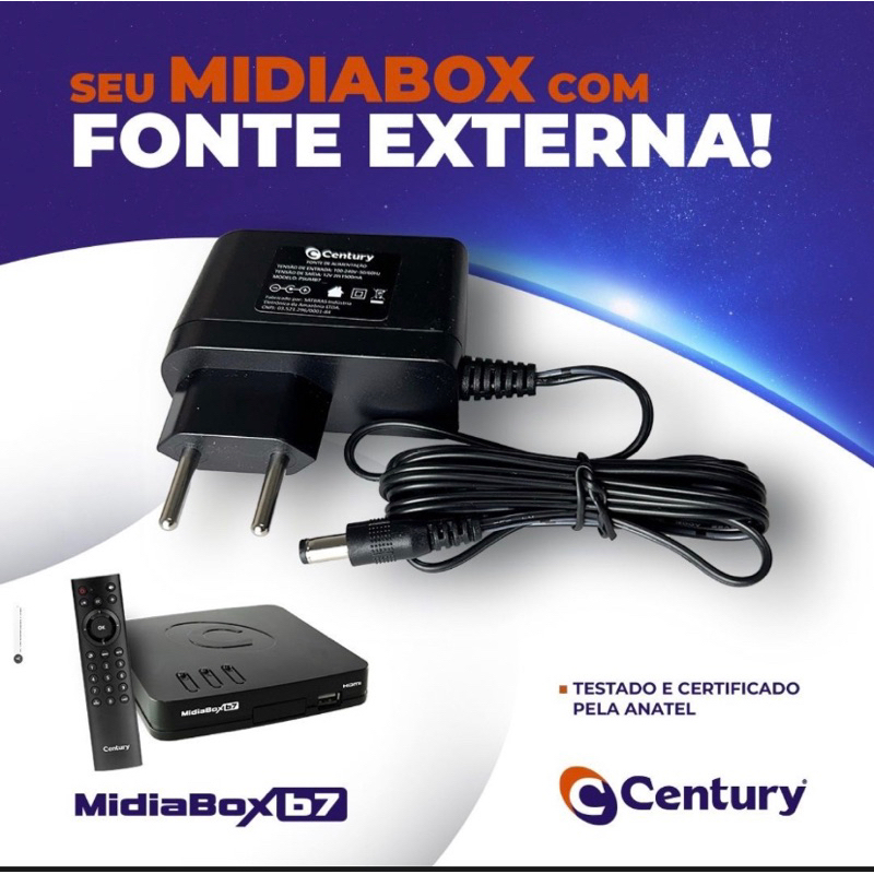 Receptor Midiabox B Century Midia Box B H Sat Regional Shopee Brasil