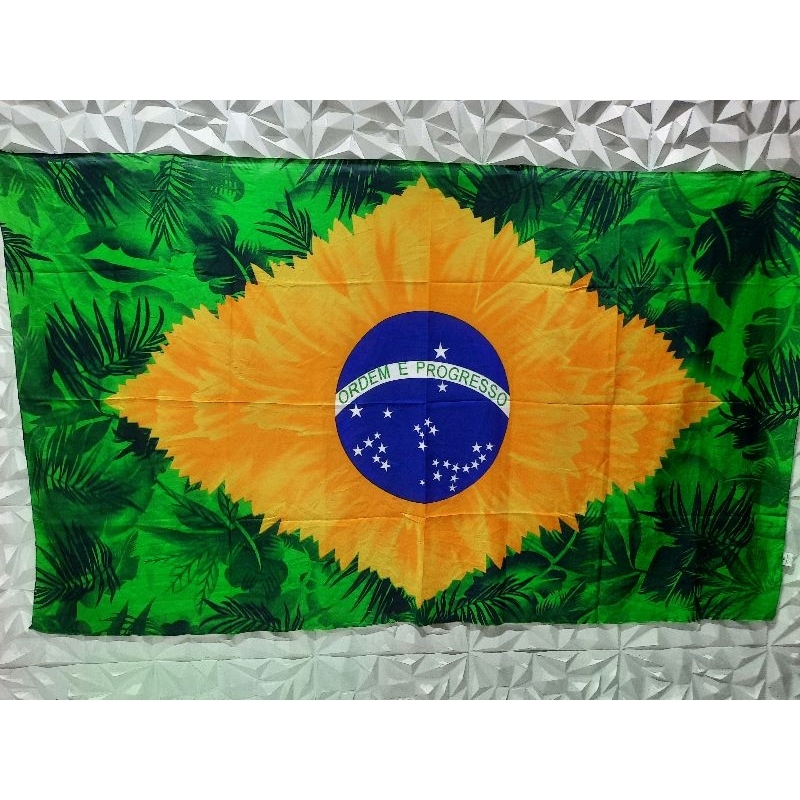 CANGA DE PRAIA SAIDA DE PRAIA TODA EM 100 POLIÉSTER BANDEIRA DO