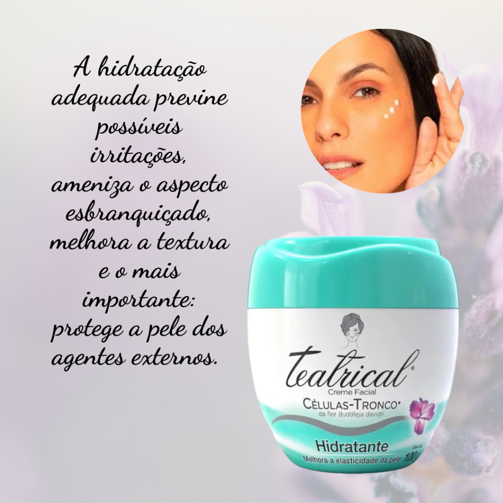 Creme Hidratante Facial Teatrical C Lulas Tronco Shopee Brasil