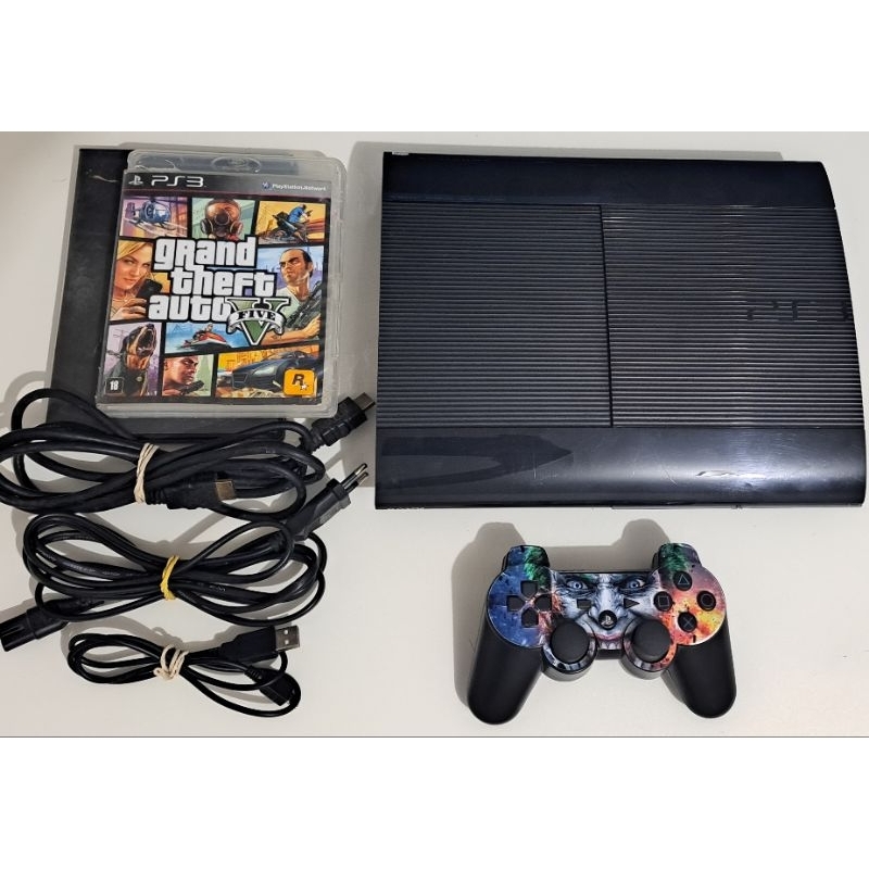 Playstation 3 Super Slim Funciona Perfeitamente Gta V Escorrega O