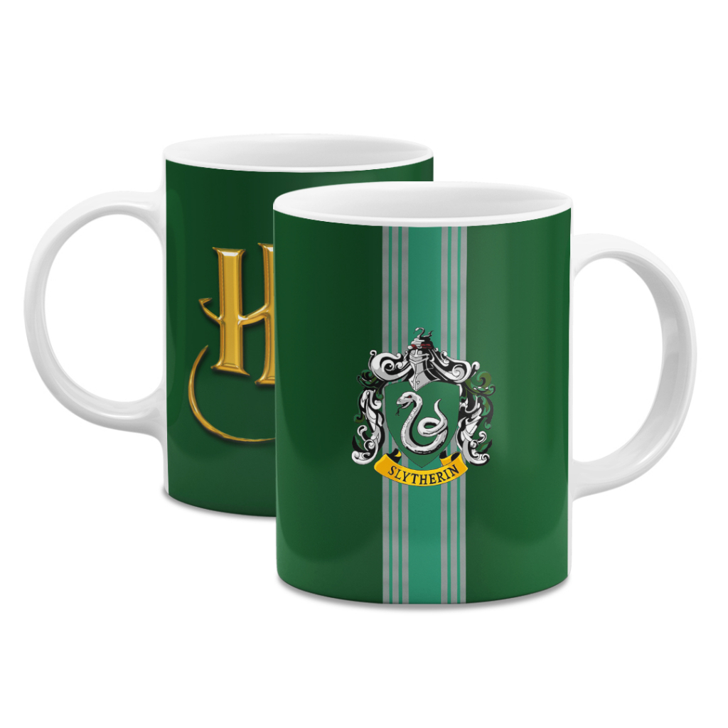 Caneca Harry Potter Sonserina Casas De Hogwarts Presente Criativo