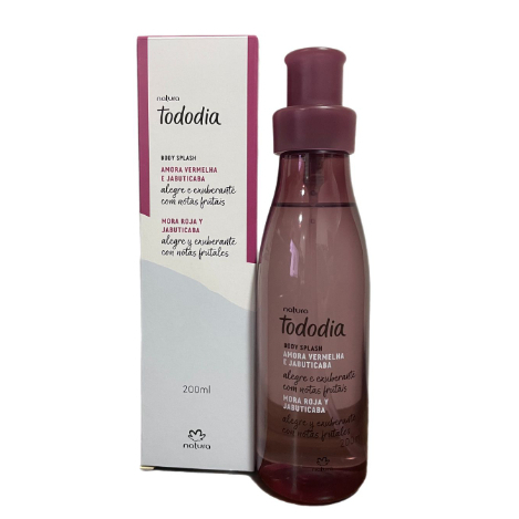 Desodorante Natura Amora Vermelha E Jabuticaba Body Splash Tododia