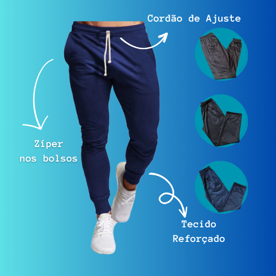 Cal A Moletom Jogger Skinny Masculina Confort Vel Dry Fit Shopee Brasil