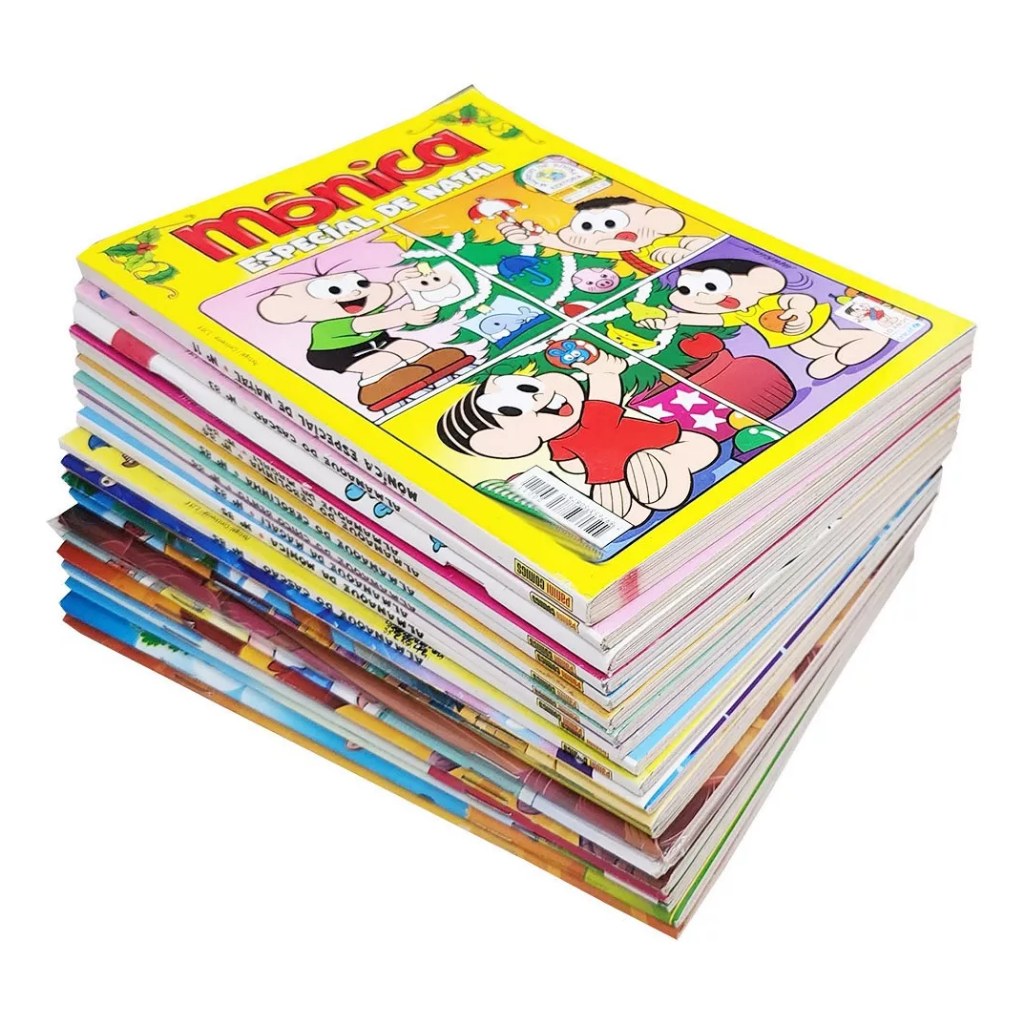 TURMA DA MÔNICA VARIADOS kit 15 gibis CAPAS VARIADAS SORTIDOS