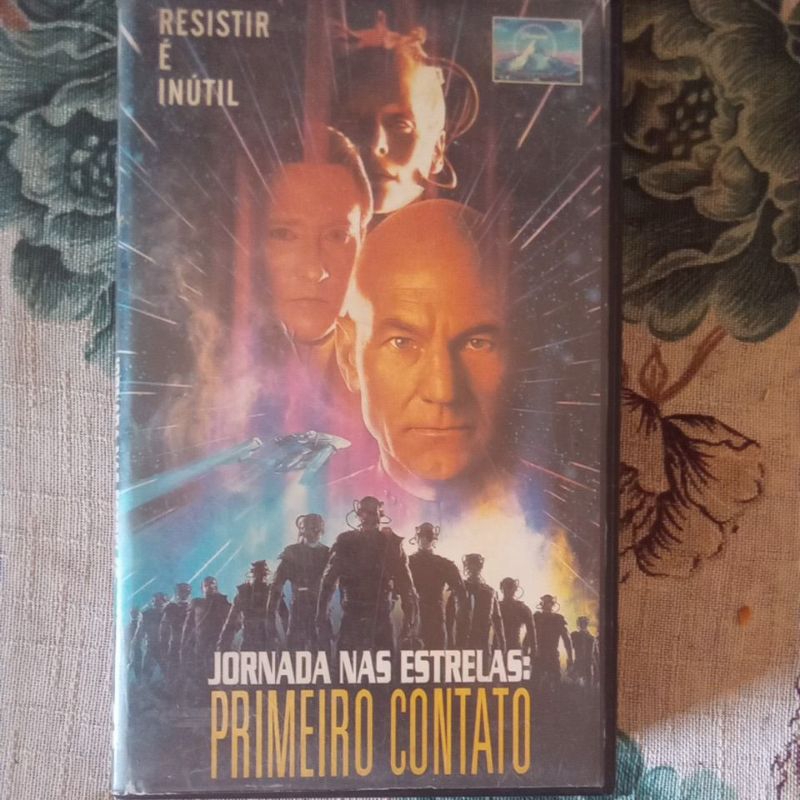 Fita VHS Jornada Nas Estrelas Primeiro Contato Shopee Brasil